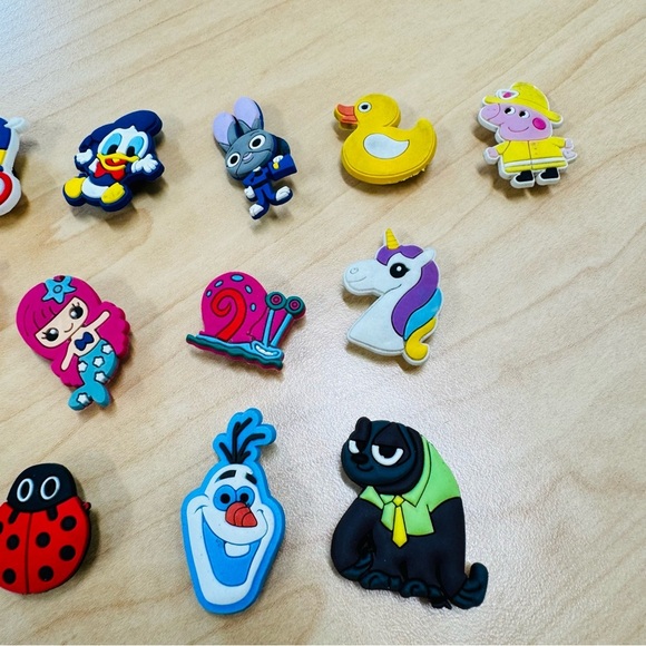 Bundle of 16 Assorted Character Shoe Charms – Gently Used - Picture 3 of 4